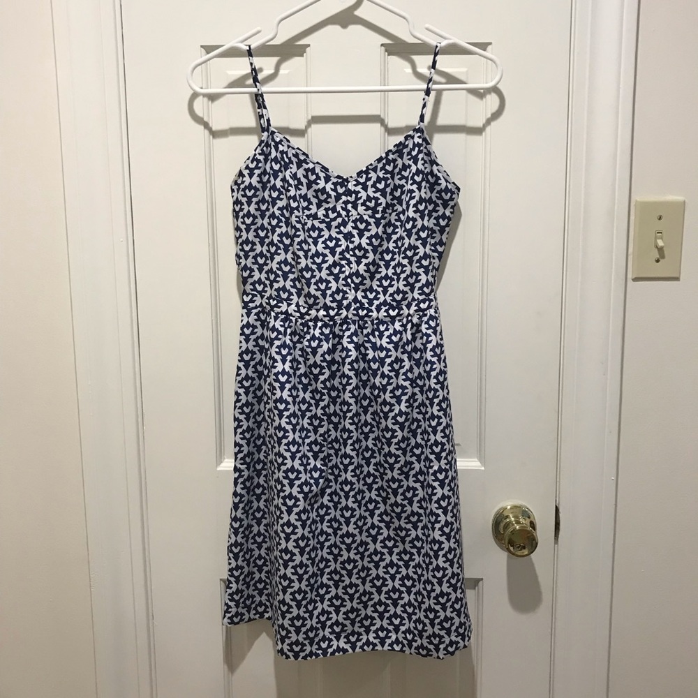 J. Crew Printed Seaside Cami Dress